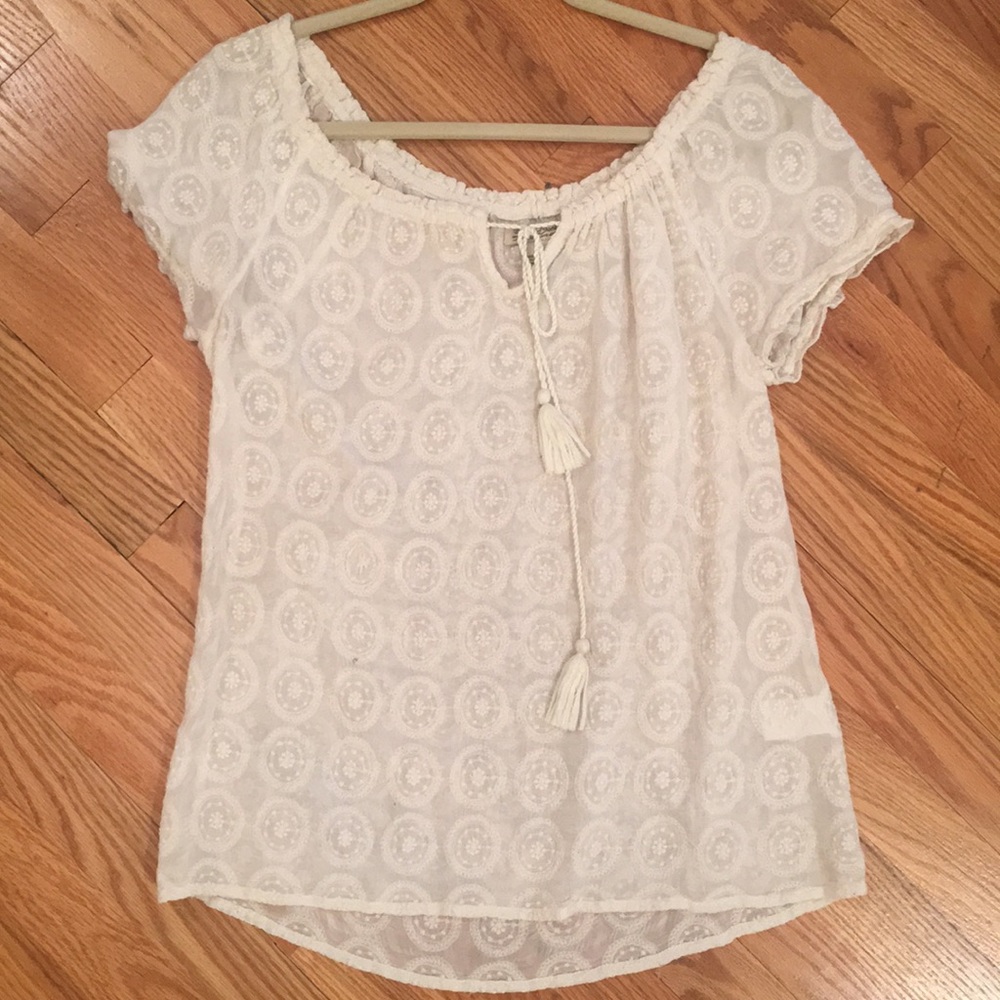 Sheer Lucky Brand shirt!